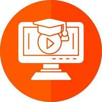 Education video Vector Icon Design