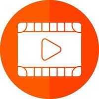 diseño de icono de vector de vídeo