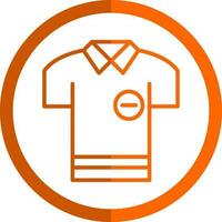 Polo shirt Vector Icon Design