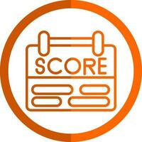 Scoring Vector Icon Design