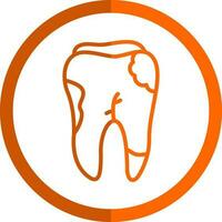 Caries Vector Icon Design