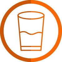 Glass of water Vector Icon Design