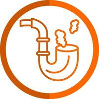 Electronic pipe Vector Icon Design