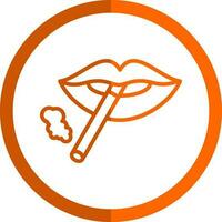 diseño de icono de vector de labios