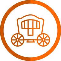 Carriage Vector Icon Design