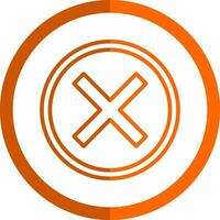 Cross Vector Icon Design