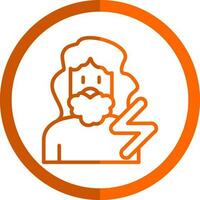 Zeus Vector Icon Design