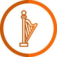 Harp Vector Icon Design