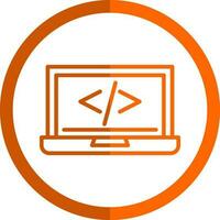 code programming Vector Icon Design