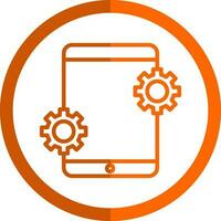 Mobile app Vector Icon Design