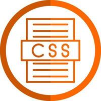 Css file Vector Icon Design