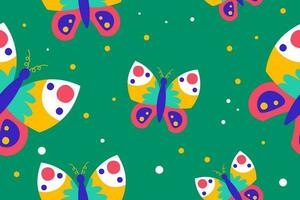 Colourful Summer Seamless Pattern beauty background wallpaper for summertime textile, wraping paper or graphic print vector