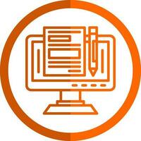 Blogger Vector Icon Design