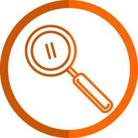 Magnifying glass Vector Icon Design