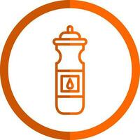 Drinking bottle Vector Icon Design