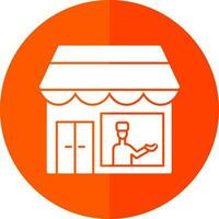 Shopkeeper Vector Icon Design