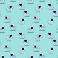 Cute Space Astrounaut Seamless Pattern Background for textile, apparel or wrapping paper graphic print vector
