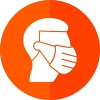 Face mask Vector Icon Design