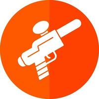 diseño de icono de vector de paintball