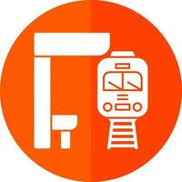 diseño de icono de vector de metro