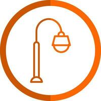 Street lamp Vector Icon Design