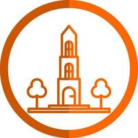 Dom tower Vector Icon Design