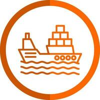 Ship Vector Icon Design