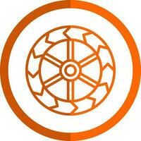 Wheels Vector Icon Design