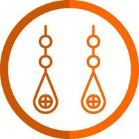 Earring Vector Icon Design