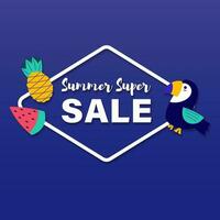 Summer sale brochure discount vector. Special price offer coupon for social media post,  promotion ad, shopping flyer, voucher, website campaign and advertising vector