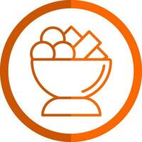 Moules frites Vector Icon Design