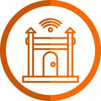 Halle gate Vector Icon Design