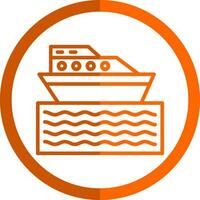 diseño de icono de vector de barco