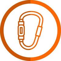 Carabiner Vector Icon Design