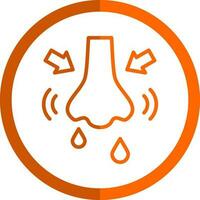 Rhinitis Vector Icon Design