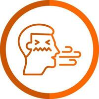 Bad breath Vector Icon Design