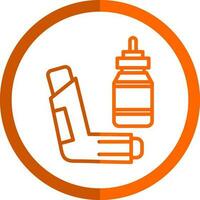 Bronchodilator Vector Icon Design