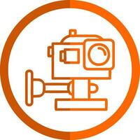 Action camera Vector Icon Design