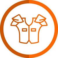 Shoulder pads Vector Icon Design