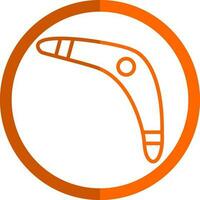 Boomerang Vector Icon Design