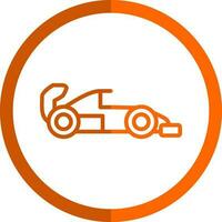 Racing car Vector Icon Design