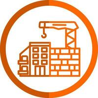 Construction site Vector Icon Design