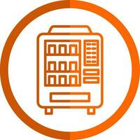 Vending machine Vector Icon Design