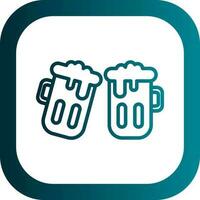 Beer mug Vector Icon Design