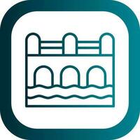 Canal Vector Icon Design