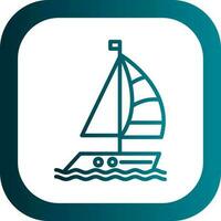 Boat Vector Icon Design