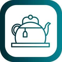 Teapot Vector Icon Design