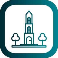 Dom tower Vector Icon Design