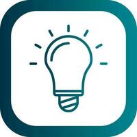 Light bulb Vector Icon Design