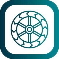 Wheels Vector Icon Design